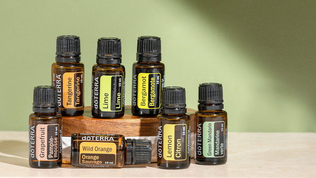 dōTERRA citrus essential oils collection